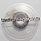Ruban Galon 08 mm motif fantaisie fleur N&deg;02 Noir et Blanc