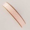 Ruban a pois gros grain rose et blanc de 9 mm au m&egrave;tre