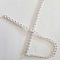 Ruban de strass en cristal de 4 mm au m&egrave;tre Blanc