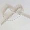 Ruban de strass en cristal de 4 mm au m&egrave;tre Blanc