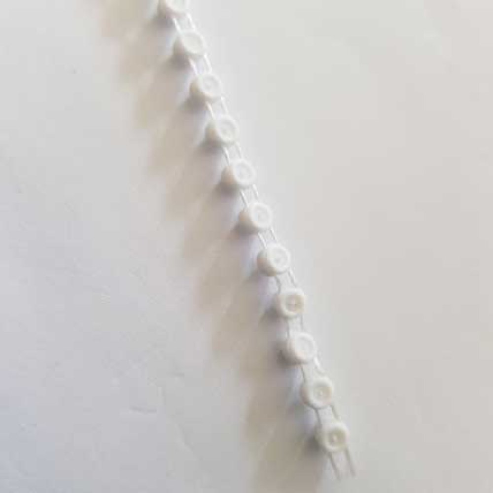 Ruban de strass en cristal de 4 mm au m&egrave;tre Blanc