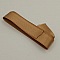 Ruban satin Marron Glac&eacute; double face de 16 mm x 0.50 cm