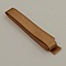 Ruban satin Marron Glac&eacute; double face de 10 mm x 0.50 cm