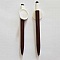 Stylo Marron avec support cabochon 25 mm