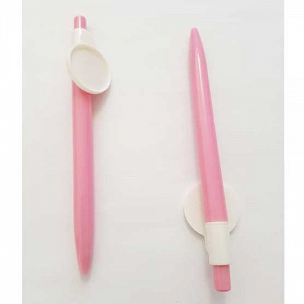 Stylo Rose avec support cabochon 25 mm