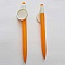 Stylo orange avec support cabochon 25 mm