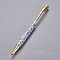 Stylo &agrave; d&eacute;corer de perles tube vide &agrave; customiser dor&eacute; gainsboro x 1 pi&egrave;ce
