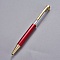 Stylo &agrave; d&eacute;corer de perles tube vide &agrave; customiser dor&eacute; rouge x 1 pi&egrave;ce