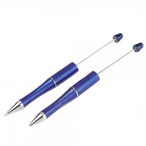 Stylo &agrave; d&eacute;corer pour perles Bleu Fonc&eacute; &agrave; customiser x 1 pi&egrave;ce