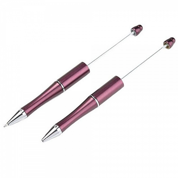 Stylo &agrave; d&eacute;corer pour perles Bordeaux Fonc&eacute; &agrave; customiser x 1 pi&egrave;ce