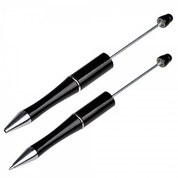 Stylo &agrave; d&eacute;corer pour perles Noir &agrave; customiser x 1 pi&egrave;ce