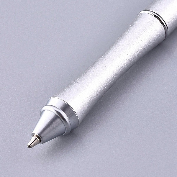 Stylo &agrave; d&eacute;corer pour perles En M&eacute;tal &agrave; Customiser Argent N&deg;02