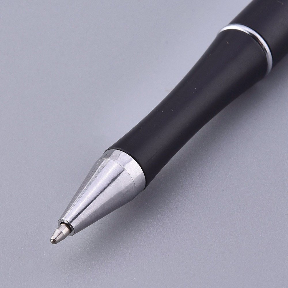 Stylo &agrave; d&eacute;corer pour perles Noir Mat &agrave; customiser x 1 pi&egrave;ce