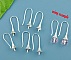 Support Boucle d'oreille pour boule &agrave; garnir x 1 Paire