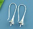 Support Boucle d'oreille pour boule &agrave; garnir x 1 Paire