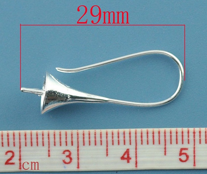 Support Boucle d'oreille pour boule &agrave; garnir x 1 Paire