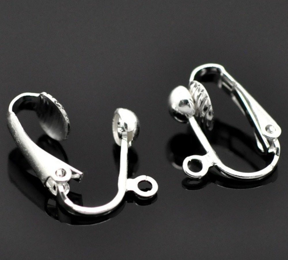 Support Boucle d'oreille Clip N&deg;02 x 5 Paires