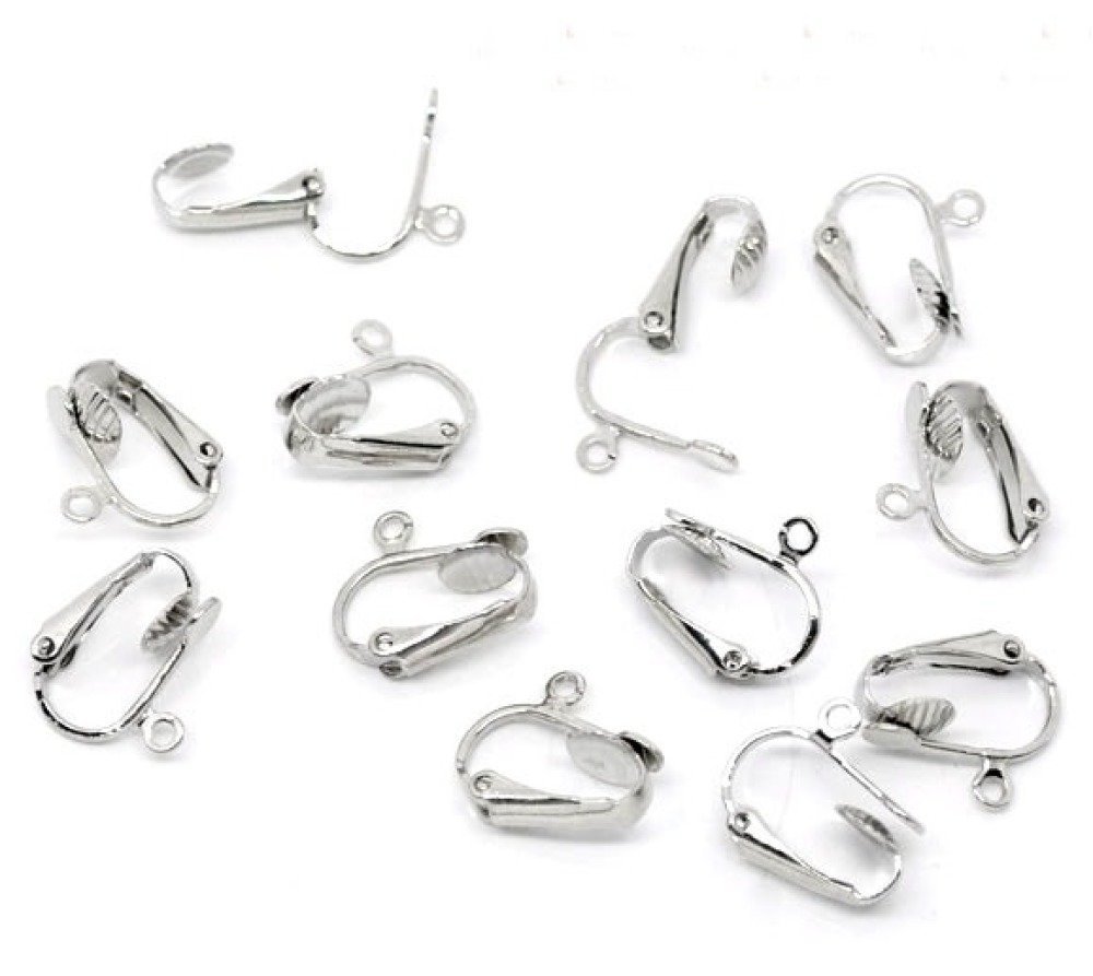 Support Boucle d'oreille Clip N&deg;03 x 10 Paires