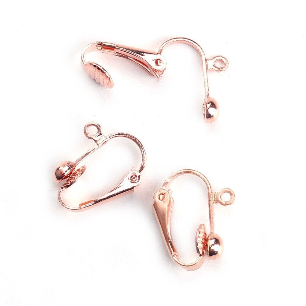 Support Boucle d'oreille Clip N&deg;04 x 5 Paires
