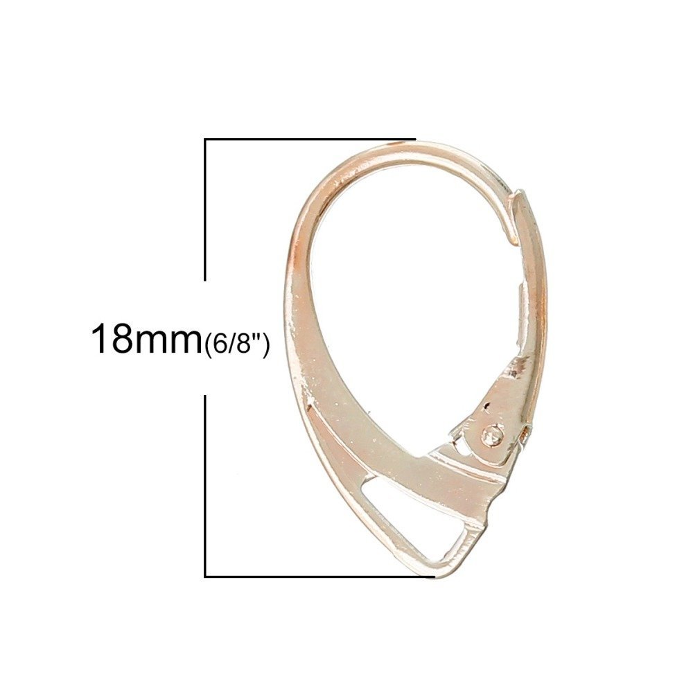 Support Boucle d'oreille Dormeuse N&deg;07 x 5 Paires