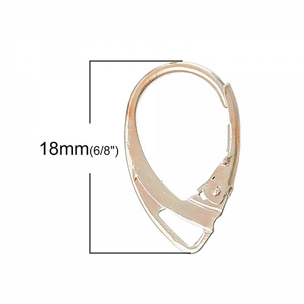 Support Boucle d'oreille Dormeuse N&deg;07 x 10 Paires