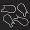 Support Boucle d'oreille Dormeuse 18mm N&deg;01 x 1 Paire