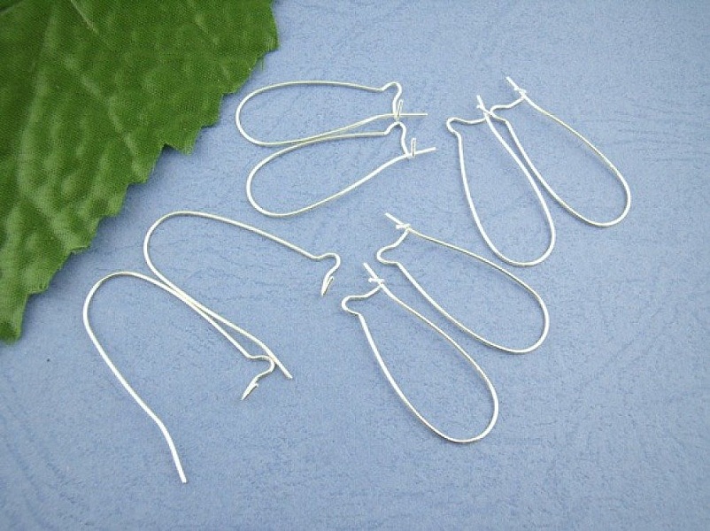 Support Boucle d'oreille Dormeuse 38mm N&deg;03 x 1 Paire