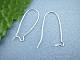 Support Boucle d'oreille Dormeuse 38mm N&deg;03 x 10 Paires
