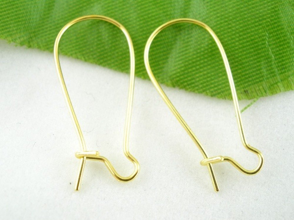 Support Boucle d'oreille Dormeuse 24mm N&deg;04 x 1 Paire