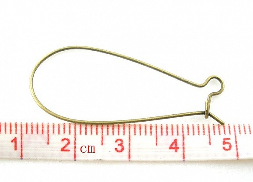 Support Boucle d'oreille Dormeuse 35mm N&deg;05 x 1 Paire