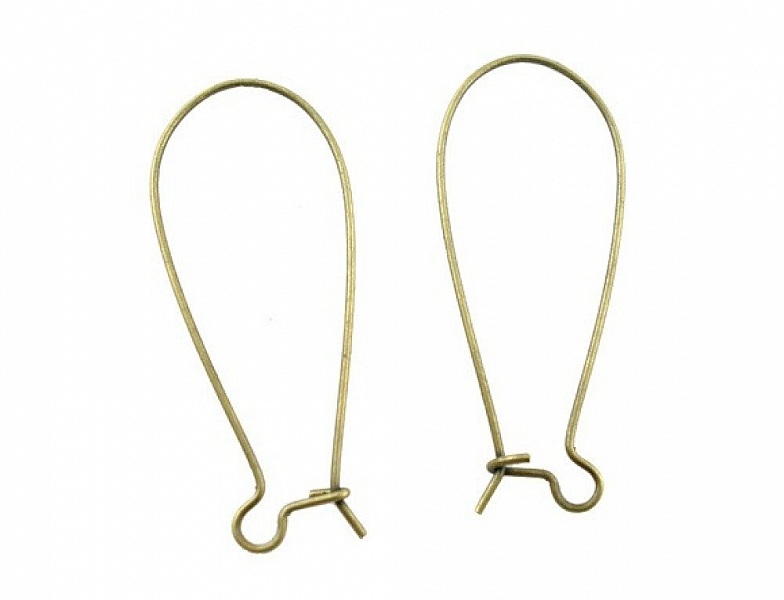 Support Boucle d'oreille Dormeuse 35mm N&deg;05 x 20 Paires