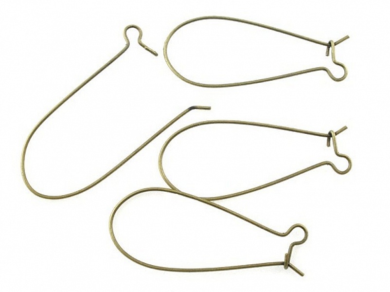 Support Boucle d'oreille Dormeuse 35mm N&deg;05 x 20 Paires