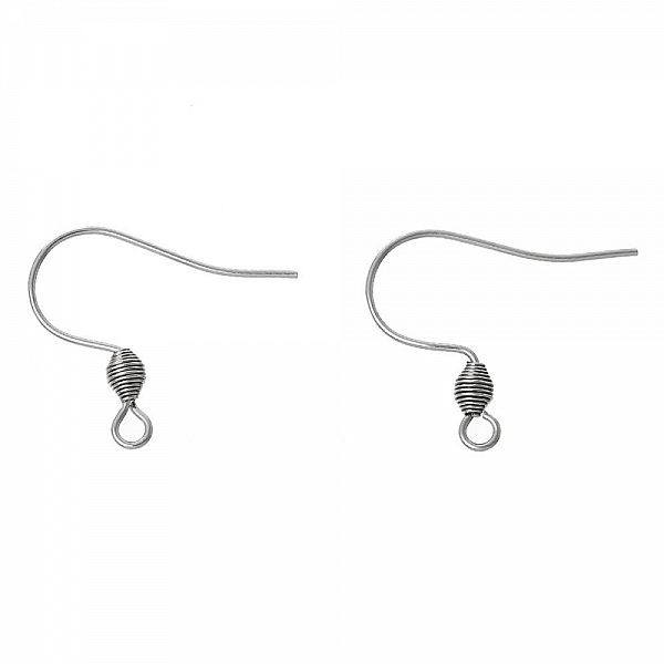 Support Boucle d'oreille Hame&ccedil;on Acier Inoxydable N&deg;01 X 1 Paire