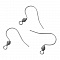 Support Boucle d'oreille Hame&ccedil;on Acier Inoxydable N&deg;01 X 1 Paire