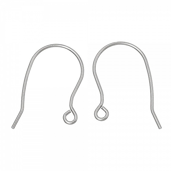 Support Boucle d'oreille Hame&ccedil;on Acier Inoxydable N&deg;02 X 5 Paires