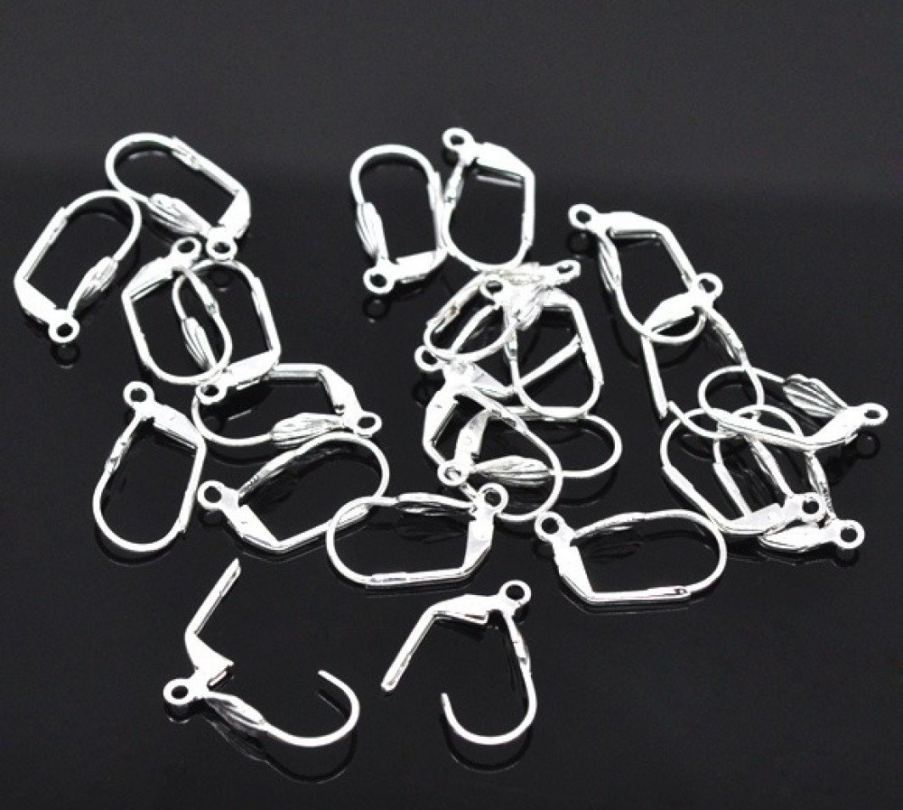 Support Boucle d'oreille Dormeuse N&deg;08 x 10 Paires
