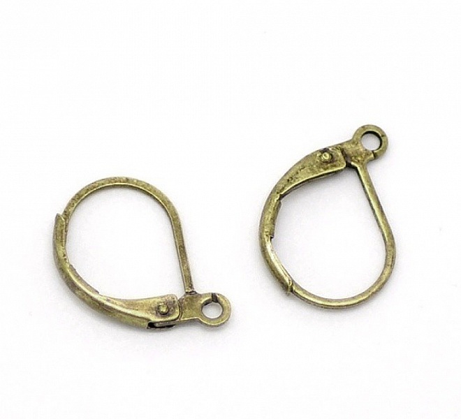 Support Boucle d'oreille Dormeuse N&deg;13 x 5 Paires