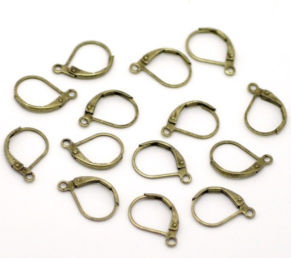 Support Boucle d'oreille Dormeuse N&deg;13 x 10 Paires