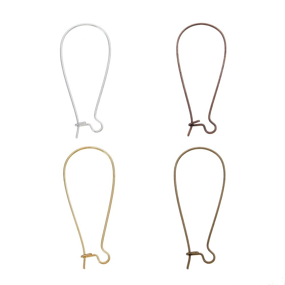 Support Boucle d'oreille Dormeuse 38mm N&deg;18 x 100 Paires