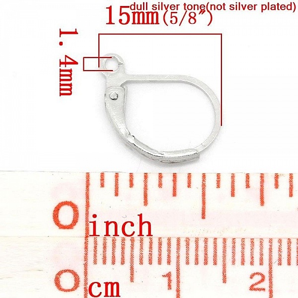 Support Boucle d'oreille Dormeuse N&deg;19 x 10 Paires