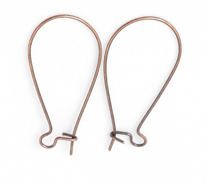 Support Boucle d'oreille Dormeuse 38mm N&deg;20 x 100 Paires