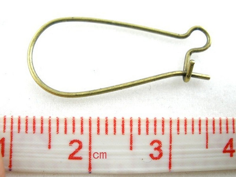 Support Boucle d'oreille Dormeuse 24mm N&deg;05 x 1 Paire