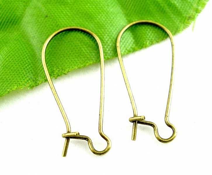 Support Boucle d'oreille Dormeuse 24mm N&deg;05 x 20 Paires