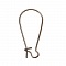 Support Boucle d'oreille Dormeuse 24mm N&deg;06 Mixte 100 Paires