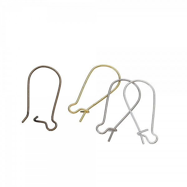Support Boucle d'oreille Dormeuse 24mm N&deg;06 Mixte 100 Paires