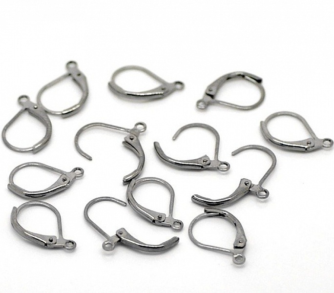 Support Boucle d'oreille Dormeuse N&deg;21 x 25 Paires