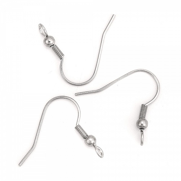 Support Boucle d'oreille Hame&ccedil;on Acier Inoxydable N&deg;03 x 5 paires