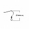 Support Boucle d'oreille Hame&ccedil;on Acier Inoxydable N&deg;04 x 1 paire
