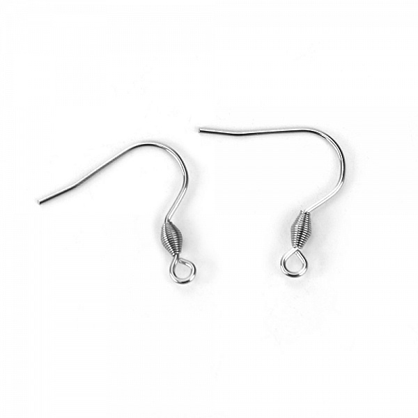 Support Boucle d'oreille Hame&ccedil;on Acier Inoxydable N&deg;04 x 5 paires