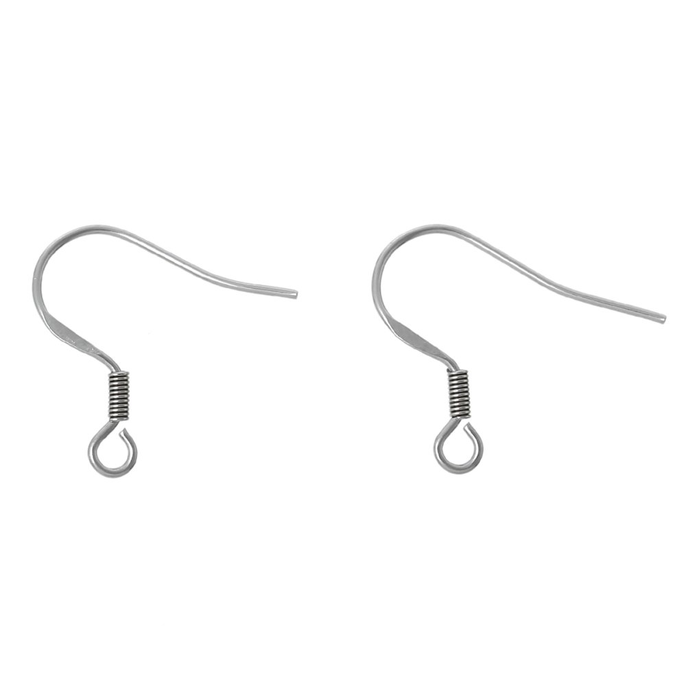 Support Boucle d'oreille Hame&ccedil;on Acier Inoxydable N&deg;05 x 1 paire